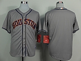 Houston Astros Blank Gray Jerseys,baseball caps,new era cap wholesale,wholesale hats