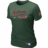 Houston Astros D.Green Nike Women's Short Sleeve Practice T-Shirt,baseball caps,new era cap wholesale,wholesale hats