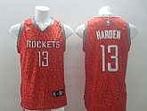 Houston Rockets #13 James Harden Red Leopard Fashion Jerseys,baseball caps,new era cap wholesale,wholesale hats
