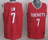 Houston Rockets #7 Jeremy Lin Red Leopard Print Fashion Jerseys,baseball caps,new era cap wholesale,wholesale hats