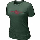 Houston Rockets Big & Tall Primary Logo D.Green Women's T-Shirt,baseball caps,new era cap wholesale,wholesale hats