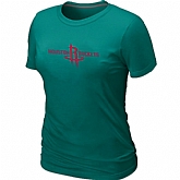 Houston Rockets Big & Tall Primary Logo L.Green Women's T-Shirt,baseball caps,new era cap wholesale,wholesale hats