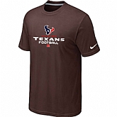 Houston Texans Critical Victory Brown T-Shirt,baseball caps,new era cap wholesale,wholesale hats