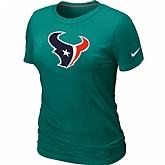 Houston Texans L.Green Women's Logo T-Shirt,baseball caps,new era cap wholesale,wholesale hats