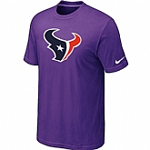 Houston Texans Sideline Legend Authentic Logo T-Shirt Purple,baseball caps,new era cap wholesale,wholesale hats