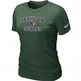 Houston Texans Women's Heart & Soul D.Green T-Shirt,baseball caps,new era cap wholesale,wholesale hats