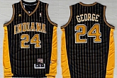 Indiana Pacers #24 Paul George Navy Blue Pinstirpe Throwback Swingman Jerseys,baseball caps,new era cap wholesale,wholesale hats