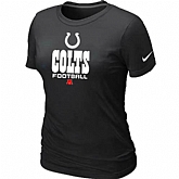 Indianapolis Colts Black Women's Critical Victory T-Shirt,baseball caps,new era cap wholesale,wholesale hats