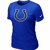 Indianapolis Colts Blue Women's Logo T-Shirt,baseball caps,new era cap wholesale,wholesale hats
