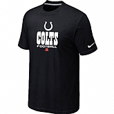 Indianapolis Colts Critical Victory Black T-Shirt,baseball caps,new era cap wholesale,wholesale hats