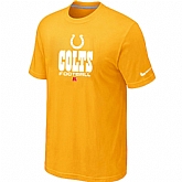 Indianapolis Colts Critical Victory Yellow T-Shirt,baseball caps,new era cap wholesale,wholesale hats