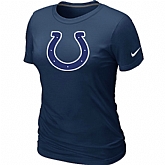 Indianapolis Colts D.Blue Women's Logo T-Shirt,baseball caps,new era cap wholesale,wholesale hats