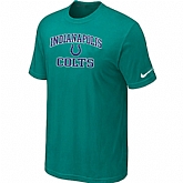 Indianapolis Colts Heart & Soul Green T-Shirt,baseball caps,new era cap wholesale,wholesale hats