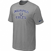 Indianapolis Colts Heart & Soul Light grey T-Shirt,baseball caps,new era cap wholesale,wholesale hats