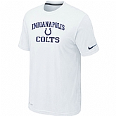 Indianapolis Colts Heart & Soul White T-Shirt,baseball caps,new era cap wholesale,wholesale hats