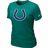 Indianapolis Colts L.Green Women's Logo T-Shirt,baseball caps,new era cap wholesale,wholesale hats