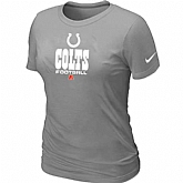 Indianapolis Colts L.Grey Women's Critical Victory T-Shirt,baseball caps,new era cap wholesale,wholesale hats