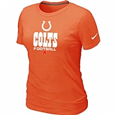 Indianapolis Colts Orange Women's Critical Victory T-Shirt,baseball caps,new era cap wholesale,wholesale hats