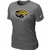 Jacksonville Jaguars D.Grey Women's Logo T-Shirt,baseball caps,new era cap wholesale,wholesale hats
