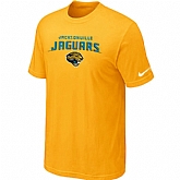 Jacksonville Jaguars Heart & Soul Yellow T-Shirt,baseball caps,new era cap wholesale,wholesale hats
