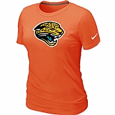 Jacksonville Jaguars Orange Women's Logo T-Shirt,baseball caps,new era cap wholesale,wholesale hats