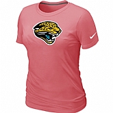 Jacksonville Jaguars Pink Women's Logo T-Shirt,baseball caps,new era cap wholesale,wholesale hats