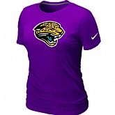 Jacksonville Jaguars Purple Women's Logo T-Shirt,baseball caps,new era cap wholesale,wholesale hats