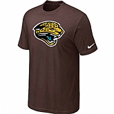 Jacksonville Jaguars Sideline Legend Authentic Logo T-Shirt Brown,baseball caps,new era cap wholesale,wholesale hats