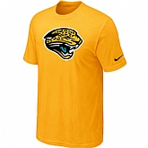 Jacksonville Jaguars Sideline Legend Authentic Logo T-Shirt Yellow,baseball caps,new era cap wholesale,wholesale hats