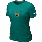 Jacksonville Jaguars Women's Heart & Soul L.Green T-Shirt,baseball caps,new era cap wholesale,wholesale hats