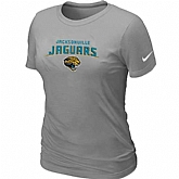 Jacksonville Jaguars Women's Heart & Soul L.Grey T-Shirt,baseball caps,new era cap wholesale,wholesale hats