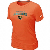Jacksonville Jaguars Women's Heart & Soul Orange T-Shirt,baseball caps,new era cap wholesale,wholesale hats