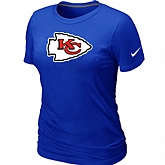 Kansas City Chiefs Blue Women's Logo T-Shirt,baseball caps,new era cap wholesale,wholesale hats