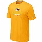 Kansas City Chiefs Critical Victory Yellow T-Shirt,baseball caps,new era cap wholesale,wholesale hats