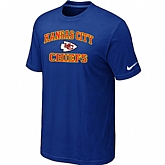 Kansas City Chiefs Heart & Soul Blue T-Shirt,baseball caps,new era cap wholesale,wholesale hats