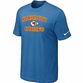 Kansas City Chiefs Heart & Soul light Blue T-Shirt,baseball caps,new era cap wholesale,wholesale hats