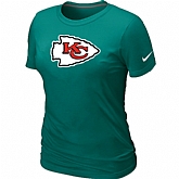 Kansas City Chiefs L.Green Women's Logo T-Shirt,baseball caps,new era cap wholesale,wholesale hats