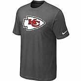 Kansas City Chiefs Sideline Legend Authentic Logo T-Shirt Dark grey,baseball caps,new era cap wholesale,wholesale hats