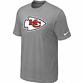 Kansas City Chiefs Sideline Legend Authentic Logo T-Shirt Light grey,baseball caps,new era cap wholesale,wholesale hats