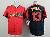 Kansas City Royals #13 Salvador Perez 2014 All Star Red Jerseys,baseball caps,new era cap wholesale,wholesale hats