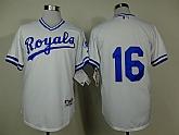 Kansas City Royals #16 B.Jackson 1974 Throwback Pullover White Jerseys,baseball caps,new era cap wholesale,wholesale hats