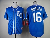 Kansas City Royals #16 Billy Butler Alternate 2014 Blue Jerseys,baseball caps,new era cap wholesale,wholesale hats