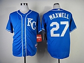 Kansas City Royals #27 Maxwell Alternate 2014 Blue Jerseys,baseball caps,new era cap wholesale,wholesale hats