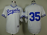 Kansas City Royals #35 Eric Hosmer 1974 Throwback Pullover White Jerseys,baseball caps,new era cap wholesale,wholesale hats