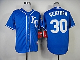 Kansas Royals #30 Ventura 2014 Blue Jerseys,baseball caps,new era cap wholesale,wholesale hats