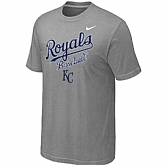 Kansas Royals 2014 Home Practice T-Shirt - Light Grey,baseball caps,new era cap wholesale,wholesale hats