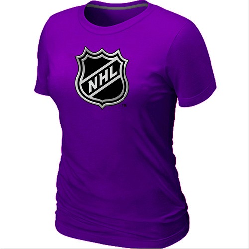 Logo Big & Tall Women's Purple T-Shirt