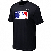Logo Heathered Nike Black Blended T-Shirt,baseball caps,new era cap wholesale,wholesale hats
