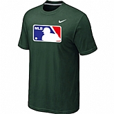 Logo Heathered Nike D.Green Blended T-Shirt,baseball caps,new era cap wholesale,wholesale hats