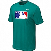 Logo Heathered Nike Green Blended T-Shirt,baseball caps,new era cap wholesale,wholesale hats